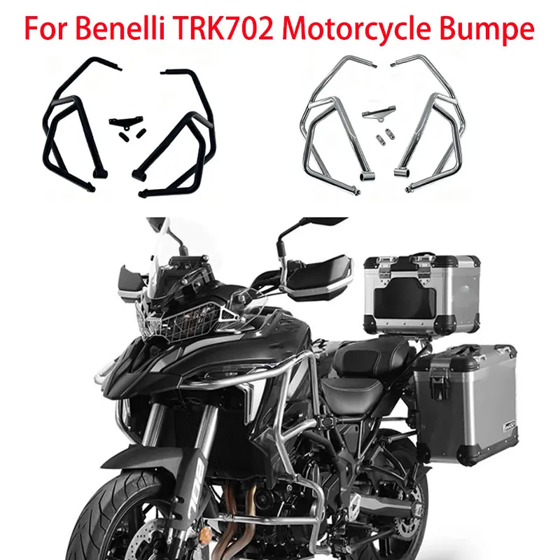 Für Benelli TRK702 Motorrad Sturzbügel Rahmenschutz Stoßfänger-Kit Motorschutz Highway-Sturzbügel Markenzubehör