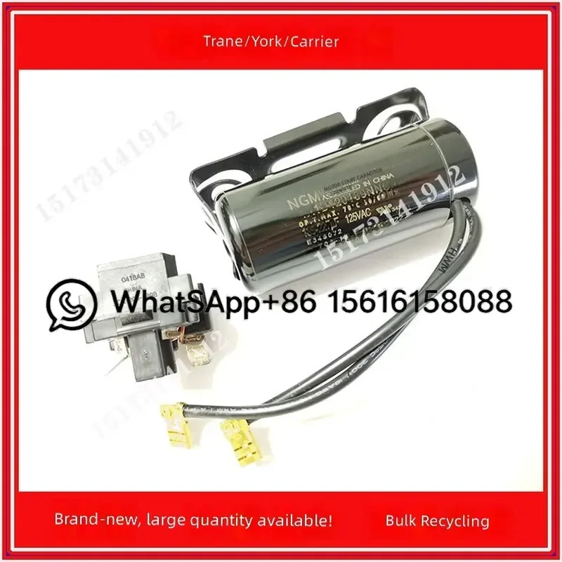 Oil Pump Weight RLY02433 01676 Starting Capacitor CPT01767 for HVAC Unit 3CR-204-189B 3CR-204-166B Replacement Parts