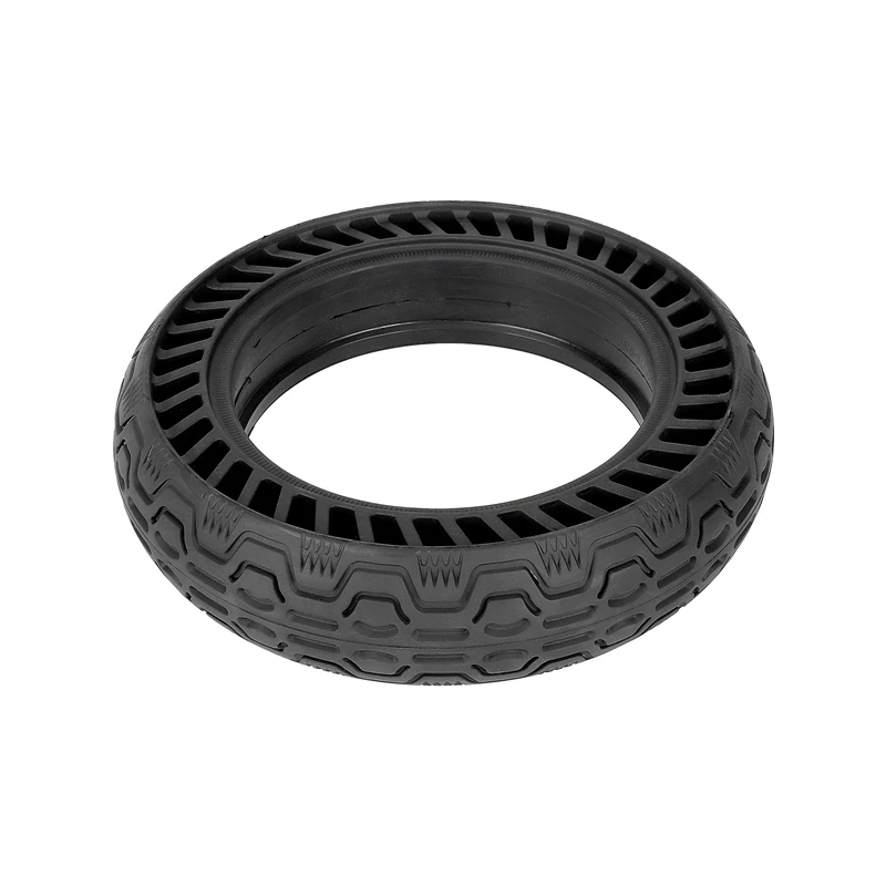 1 Piece 10X2.5-6.5 Solid Tire Strip Hole Rubber Run-Proof Tire Black Rubber Hollow Tire Honeycomb Solid Tire