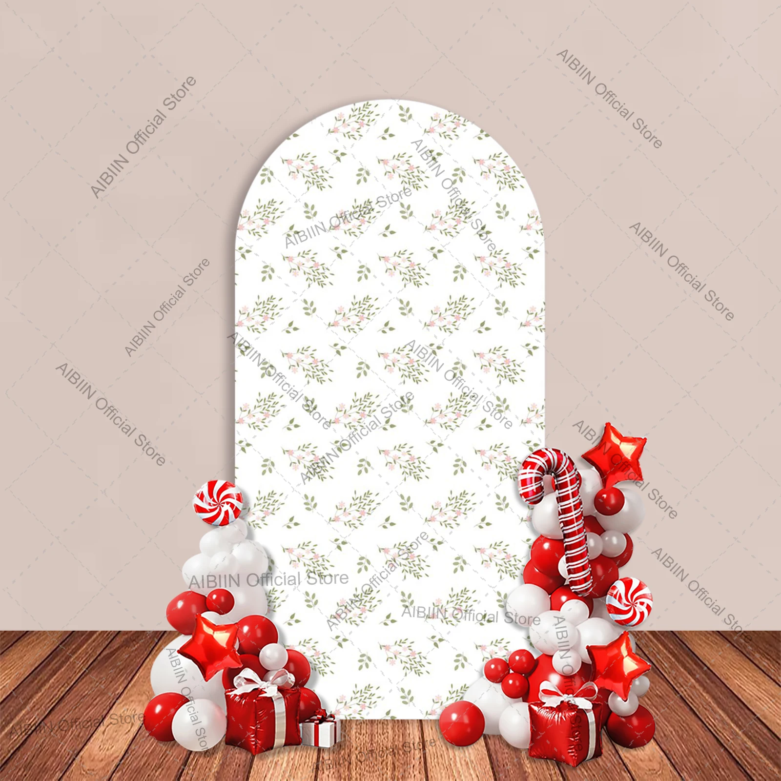 Spring Floral One Silly Goose Arch Backdrop Cover Wild Floral Girl Baby First Year Old Cake Party Decor Portrait Photozone view 2