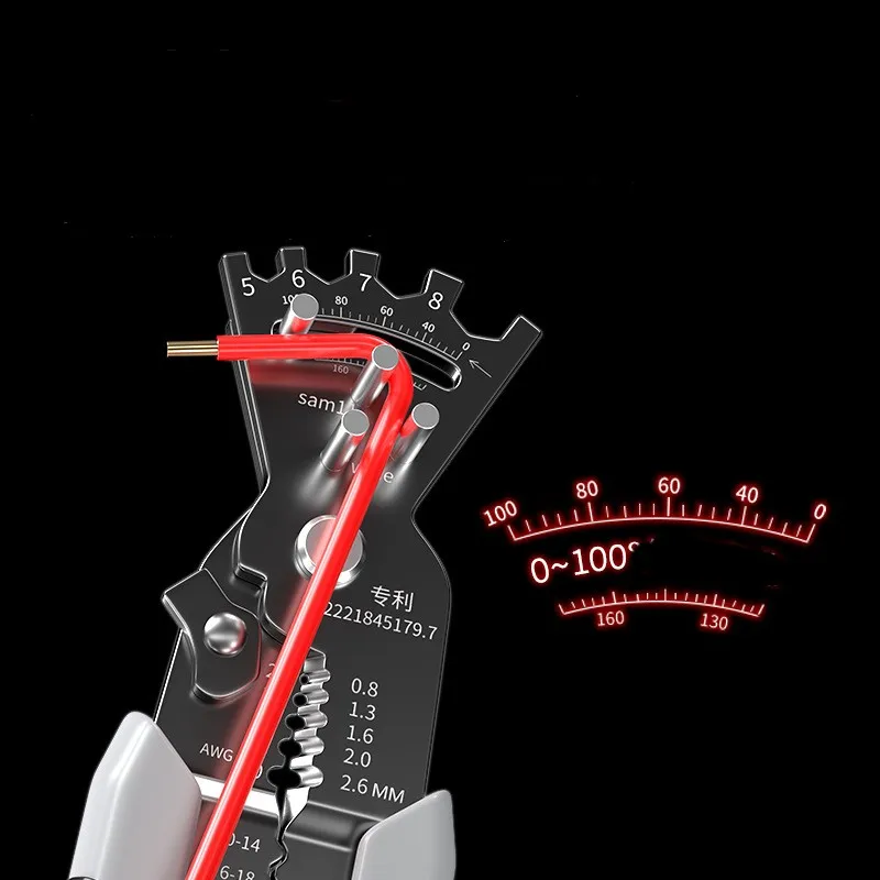 5-in-1 Cable Crimping Tool Wire Stripper automatic cable crimping cutter Multipurpose Electricians Pliers