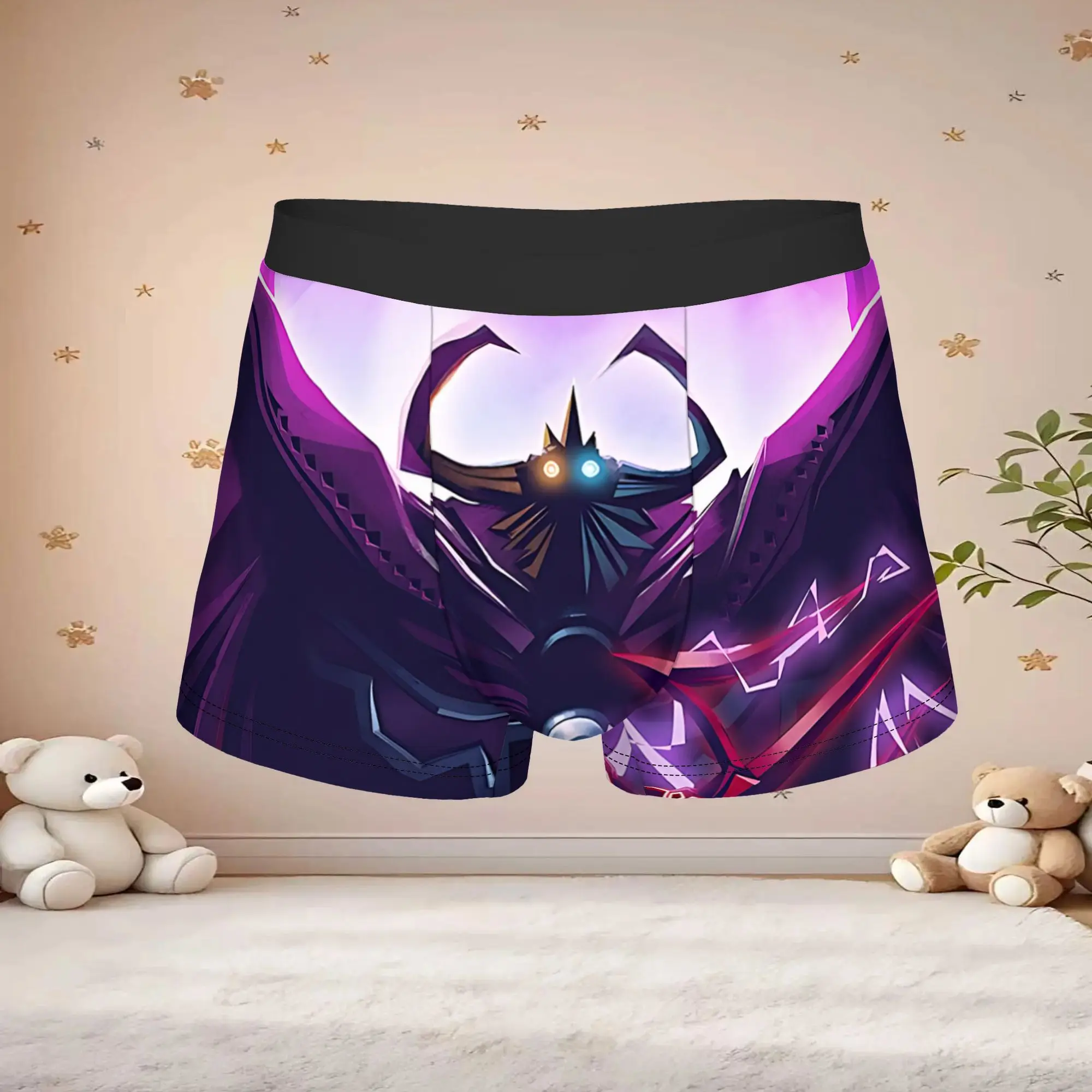1pc Popular Undertale Anime Pattern boxers Game Lover Novelty Panties Men's Underwear Ventilate Shorts Boxer Briefs