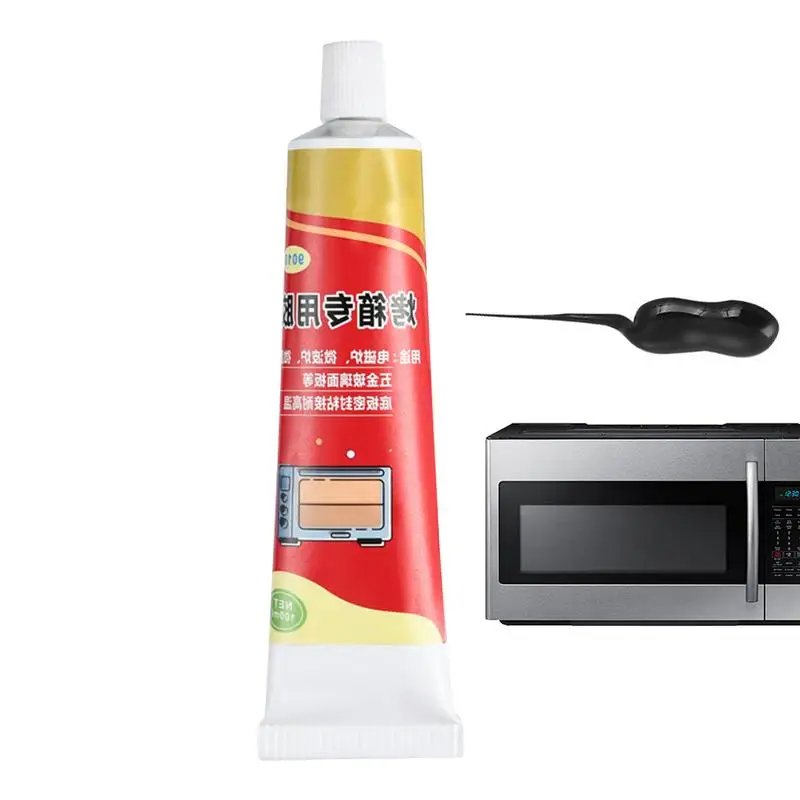 Oven Glue High Temperature Sealant Adhesive For Microwave Quick Drying Safe Microwave Adhesive Oven Panel Sealant Leak-Proof