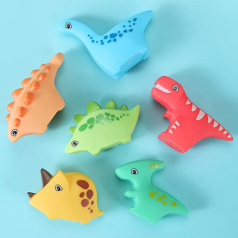 Jouets d'eau de natation d'animaux mignons pour enfants, flotteur en caoutchouc souple, son de compression, jouet de bain grinçant pour bébé