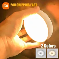 Xiaomi Night Light With Motion Sensor Rechargeable USB Kitchen Cabinet Table Night Lamp Magnetic For Bedroom Room Decoration