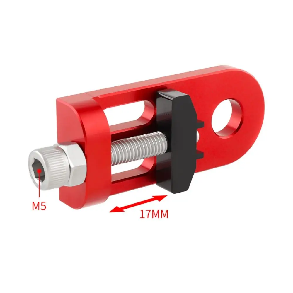 

Натяжитель цепи для велосипеда из алюминиевого сплава, односкоростной, регулируемый, с двумя отверстиями, легкий, износостойкий