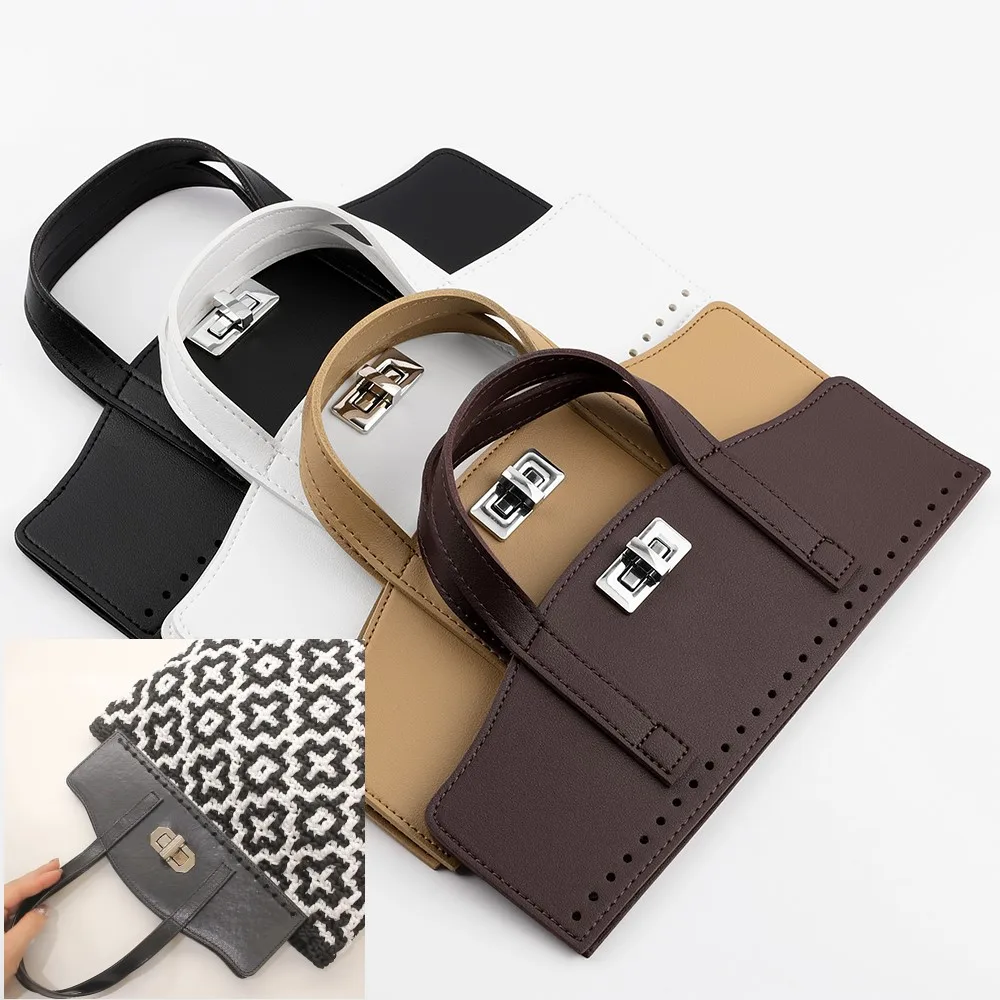 PU Soft Waterproof Bag Handles DIY Replacement Bag Handbag Straps Tote Breathable Handles Purse Kit Bags Accessories for Women