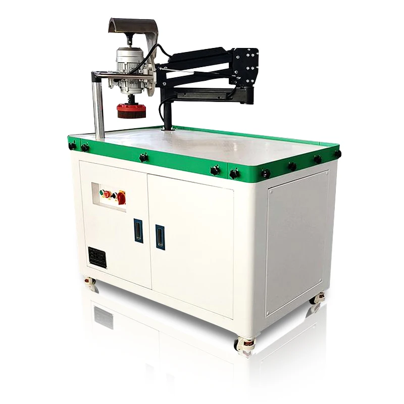 Semi-Automatic Manual Edge Rounding Deburring Machine Welding Slag Remover with Hammer Disc