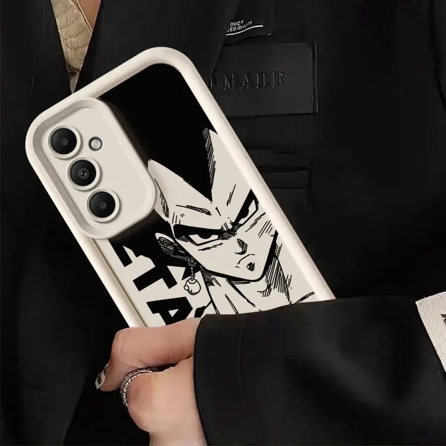 لعبة دراغون بول جوكو VS فيغيتا جراب هاتف لسامسونج غالاكسي A54 A52 A53 A51 A06 A15 A25 A35 A73 A72 A71 A55 غطاء ناعم #3