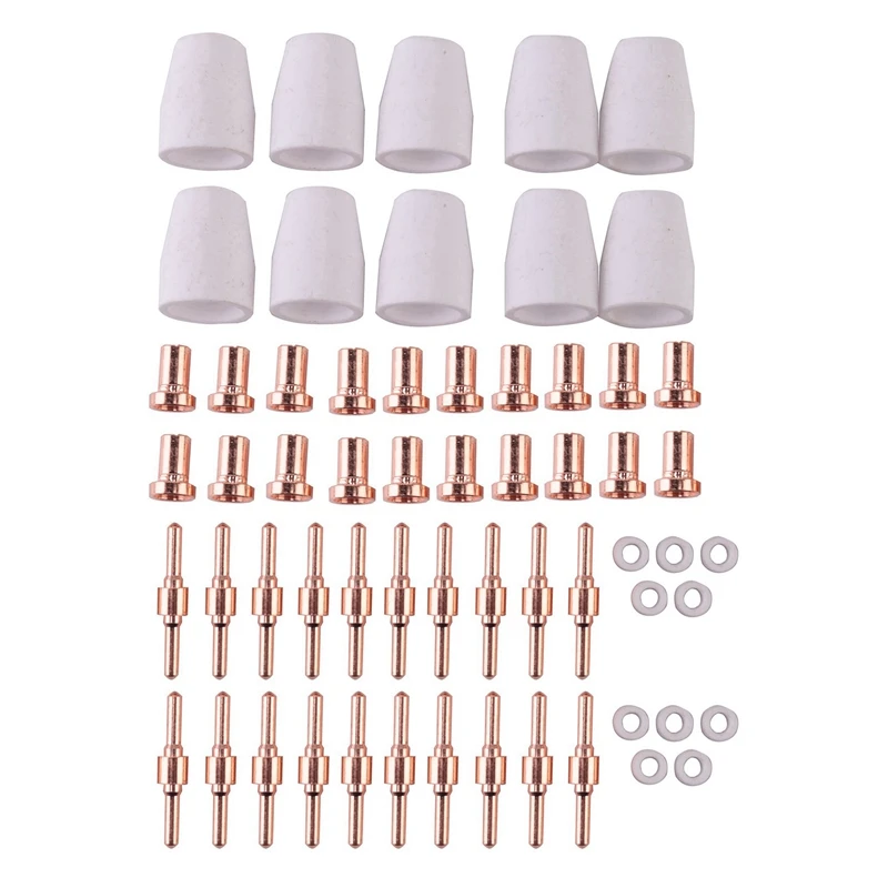 

For PT-31 LG-40 Plasma Cutter Cutting Torch Consumables KIT Extended 60Pcs