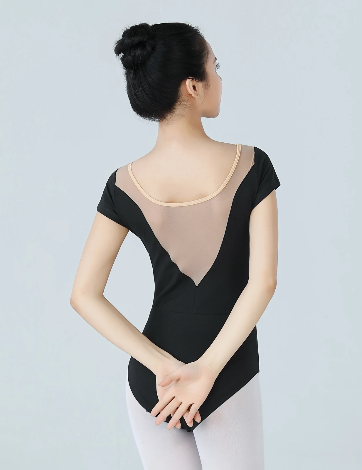 

Practice Ballet Dance Leotard Women Short Sleeve Team Gymnastics Dancing Clothes Adult Cheap Advanced Ballet Leotard polyamide