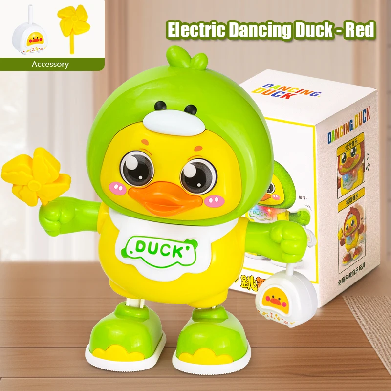 Neues tanzendes Entenspielzeug – musikalisches Gehen, LED-Leuchtplüsch für Kinder, animiertes Stofftier im Großhandel mit Gesangfunktion