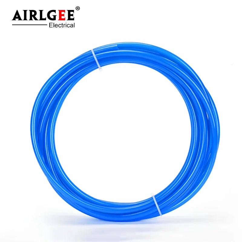 

10mm OD 6.5mm ID Polyurethane PU Pneumatic Air Tubing Pipe Hose 20ft Blue