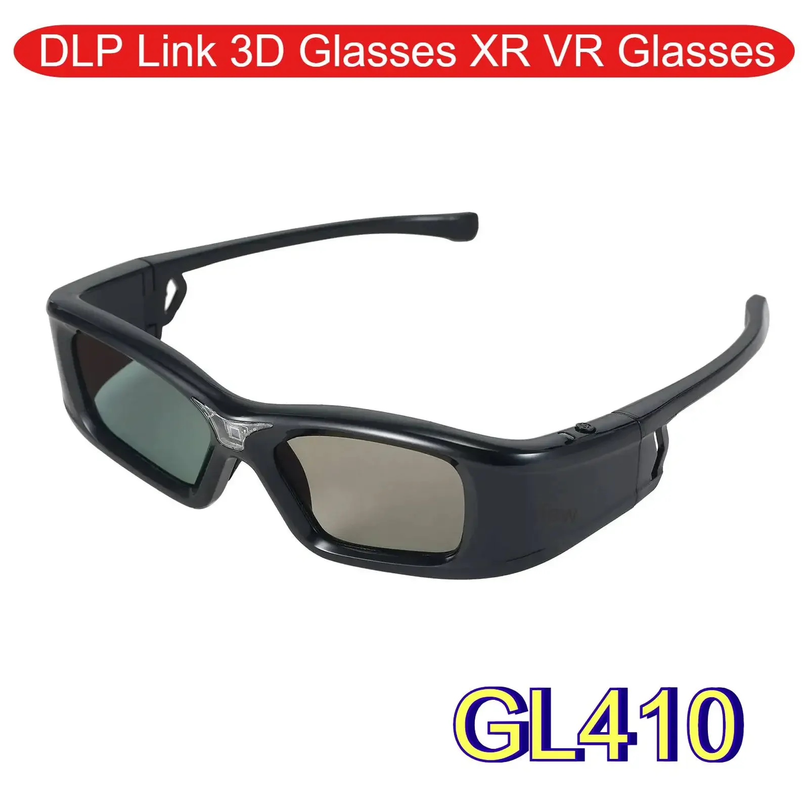VR Glasses 3D DLP Link Glasses XR GL410 for Projector HD Active for Optama Acer BenQ ViewSonic Sharp Dell DLP Link Projectors