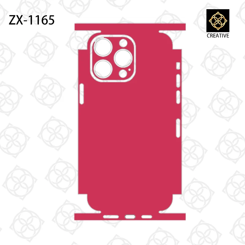 Full Coverage Pain Color Phone Stickers Film For iPhone16 15 13 14 Pro Max 3M Back Skins Sticker For iPhone13 Mini Cover Film