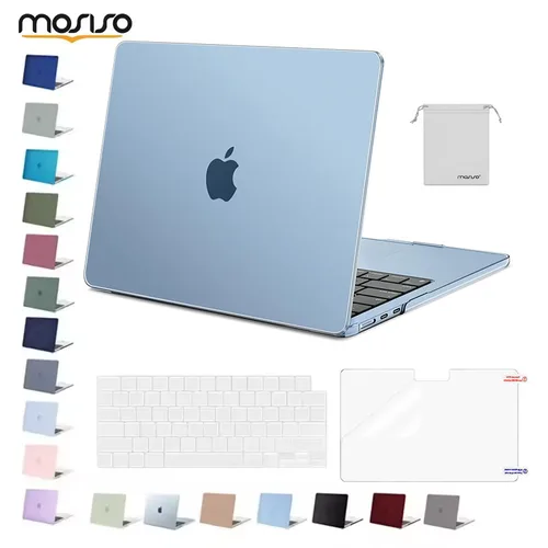 Funda para portátil para MacBook Air 13 Pro 13 14 15 16 pulgadas M4 A3240 M3 A3113 M2 A2681 A3185 A3401 A2918 M1 A2337
