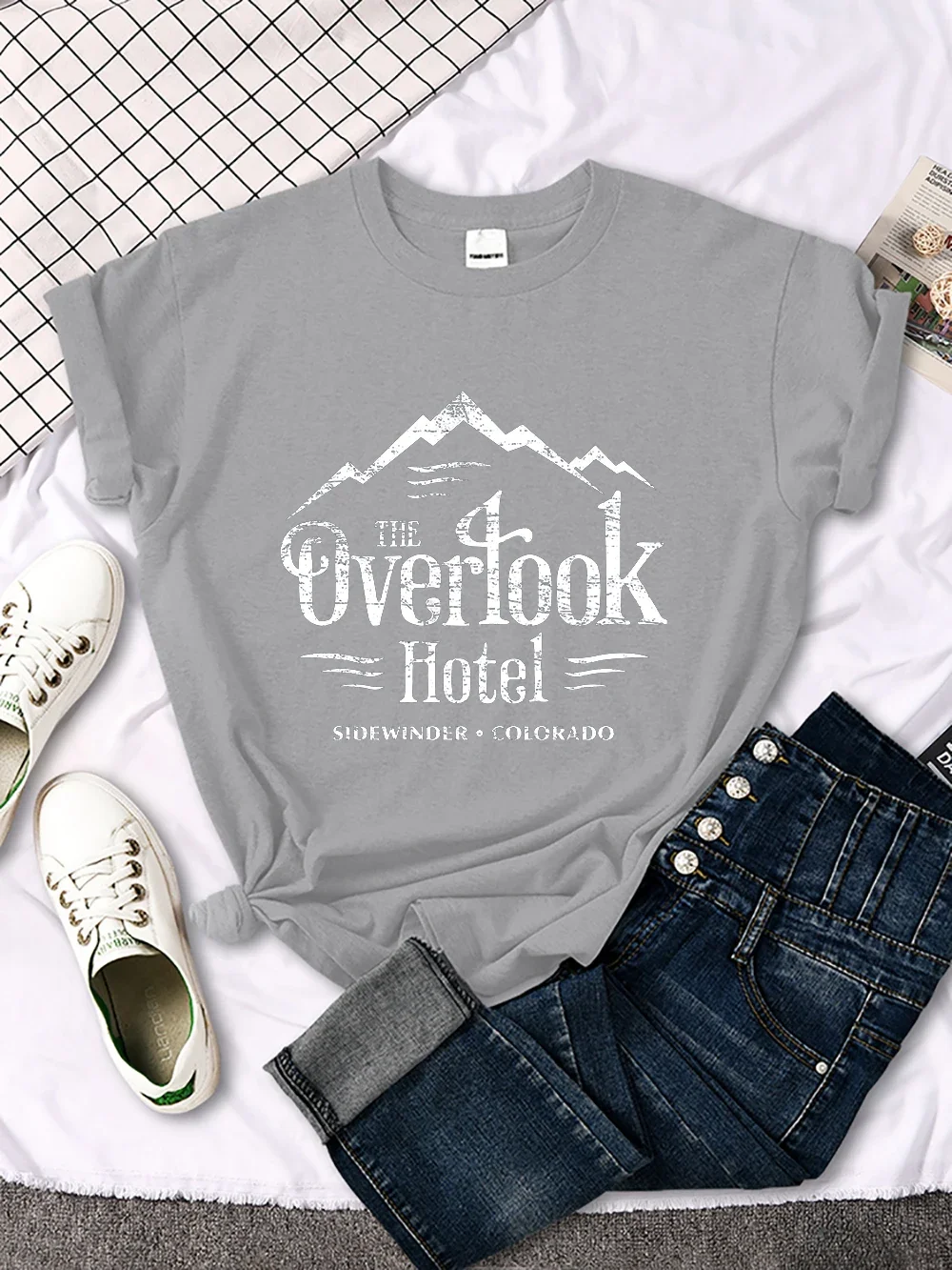 Cool Fashion Top Breathable Casual Clothing Summer The Overlook Hotel The Shining Style Female T-Shirt