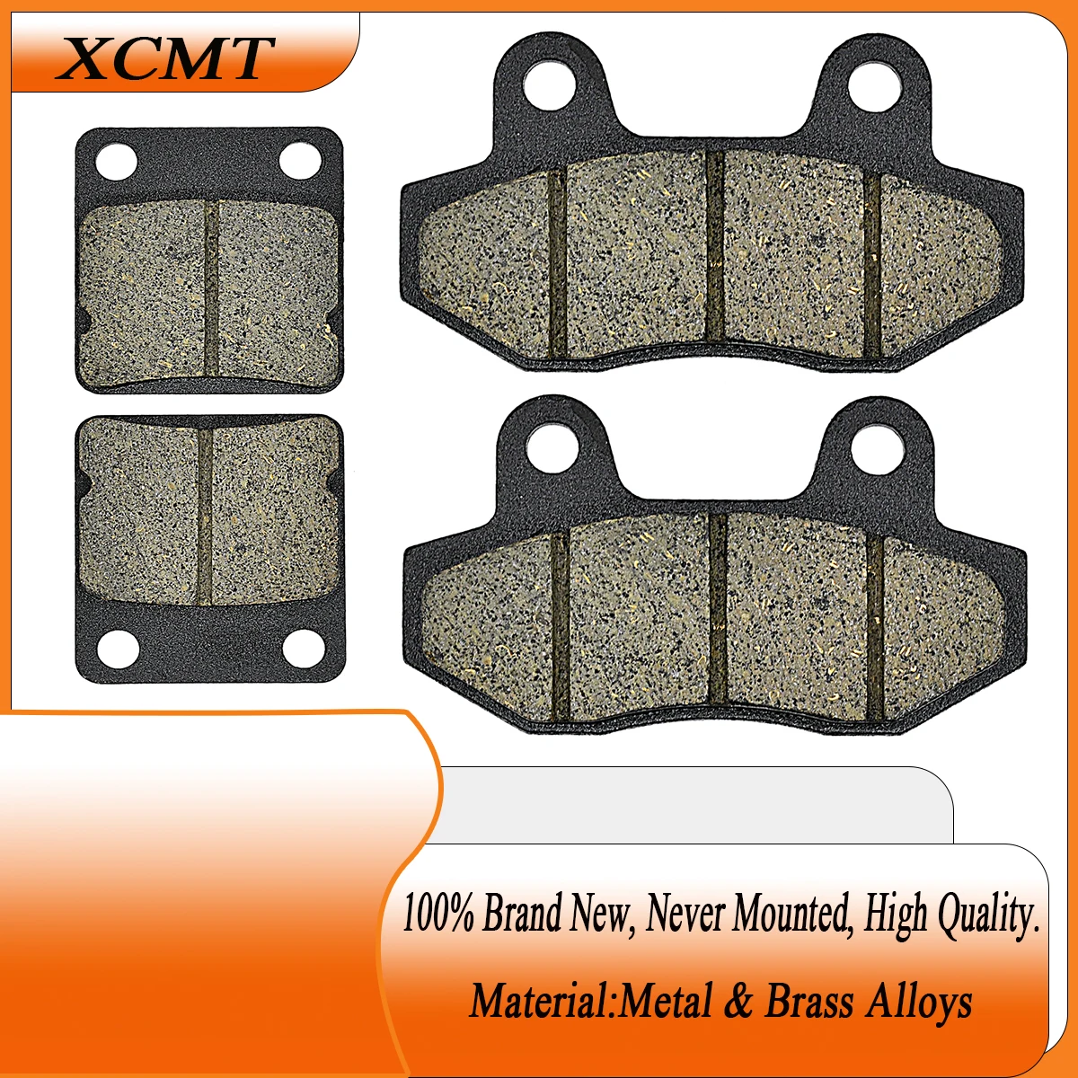 

Motorcycle Front and Rear Brake Pads for 50cc 70cc 90cc 110cc 125cc 140cc 150cc 160cc Pit Dirt Bike ATV Quad Motocross Scooter