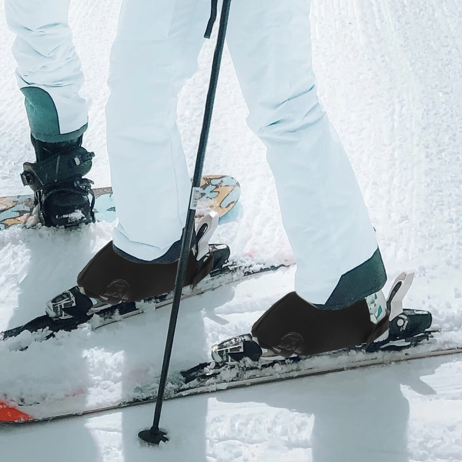 

Reusable Ski Shoes Covers Anti-Snow Windproof Overshoes Hiking Portable Boots Protectors Practical Shoe Protectors For Outdoor