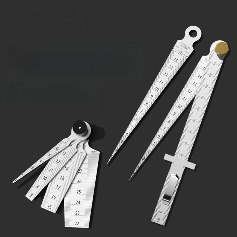 

Stainless Steel High Precision Gap Gauge Wedge Gauge Plug Aperture Measurement Cone Gauge Straight 0.5-15 mm