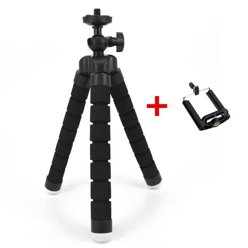 Tripods Tripod For Phone Mobile Camera Holder Clip Smartphone Monopod Tripe Stand Octopus Mini Tripod Stativ Phone Sefile Stick