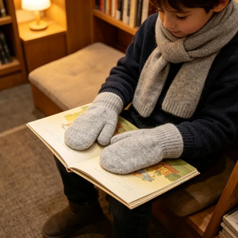 1-pair-winter-mittens-for-women-cold-weather-plush-knit-gloves-with-thick-lining-temperature-locking-winter-accessories