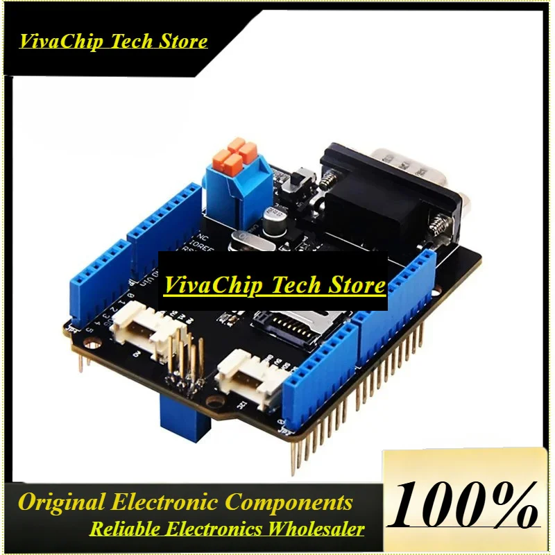 ViVaSMCP2515 CAN BUS Shield V2 Module Expansion Board, Development Board CAN Communication Board Bus Board