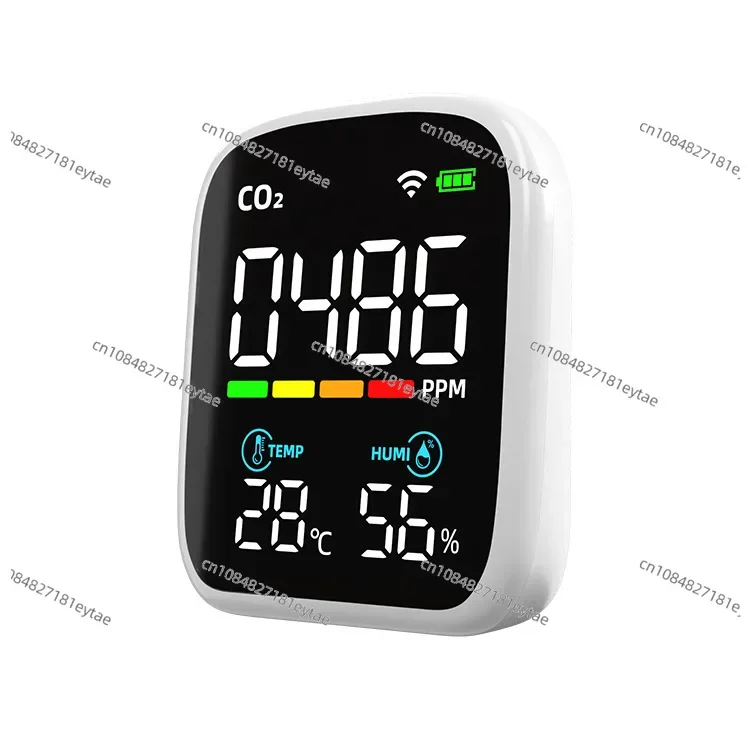 WIFI infrared carbon dioxide detector CO2 detector portable temperature and humidity air quality monitor