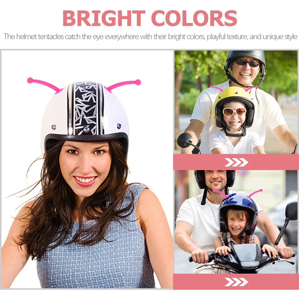 

4pcs Tentacles Decors Motorcycle Decoration Lightweight Silicone Sucker Accessories Replaceable Ornaments Fun Diy