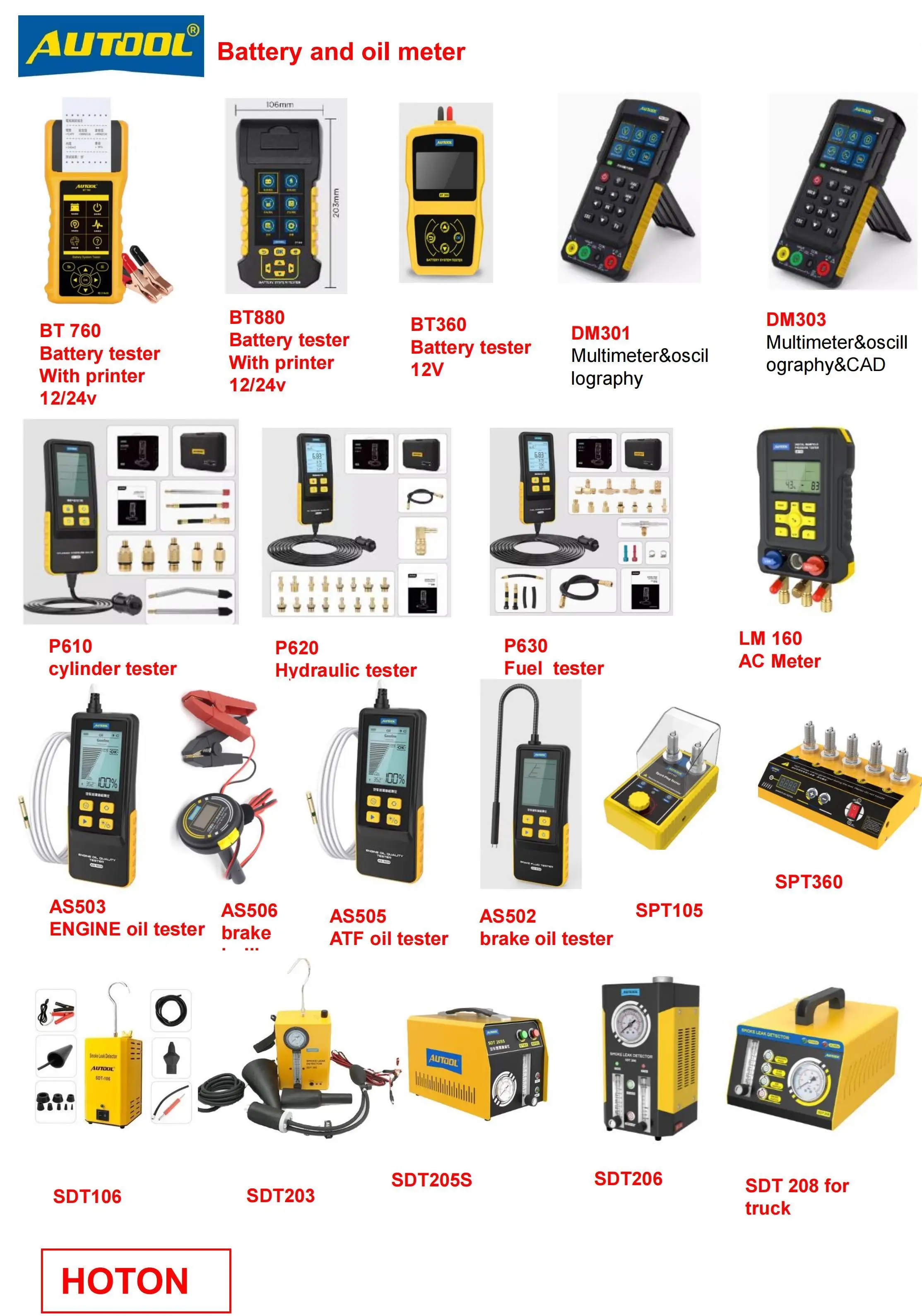 AUTOOL Automotive Diagnostic Multimeter DM303