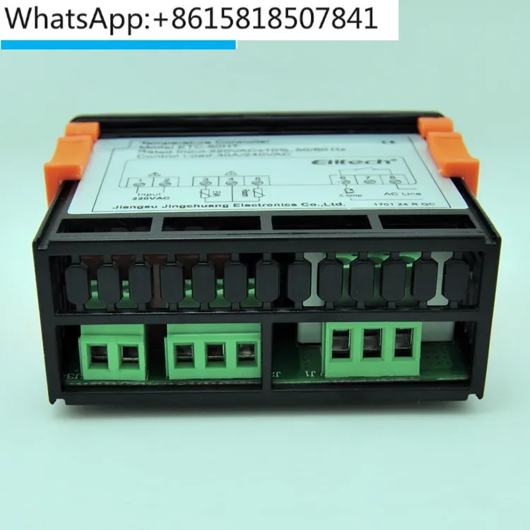 Authentic Jingchuang dual probe temperature controller ETC-60HT refrigeration defrosting 30A relay driven 1.5hp compressor