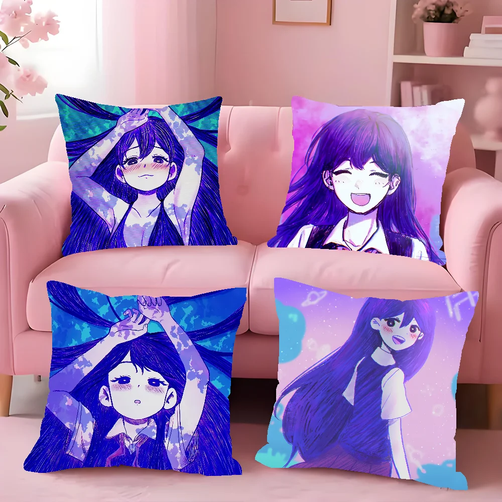 Game O-Omori Cushion Cover Square Double-Sided Printing Sofa Cushion Cover Pillowcase Bedroom Bedside
