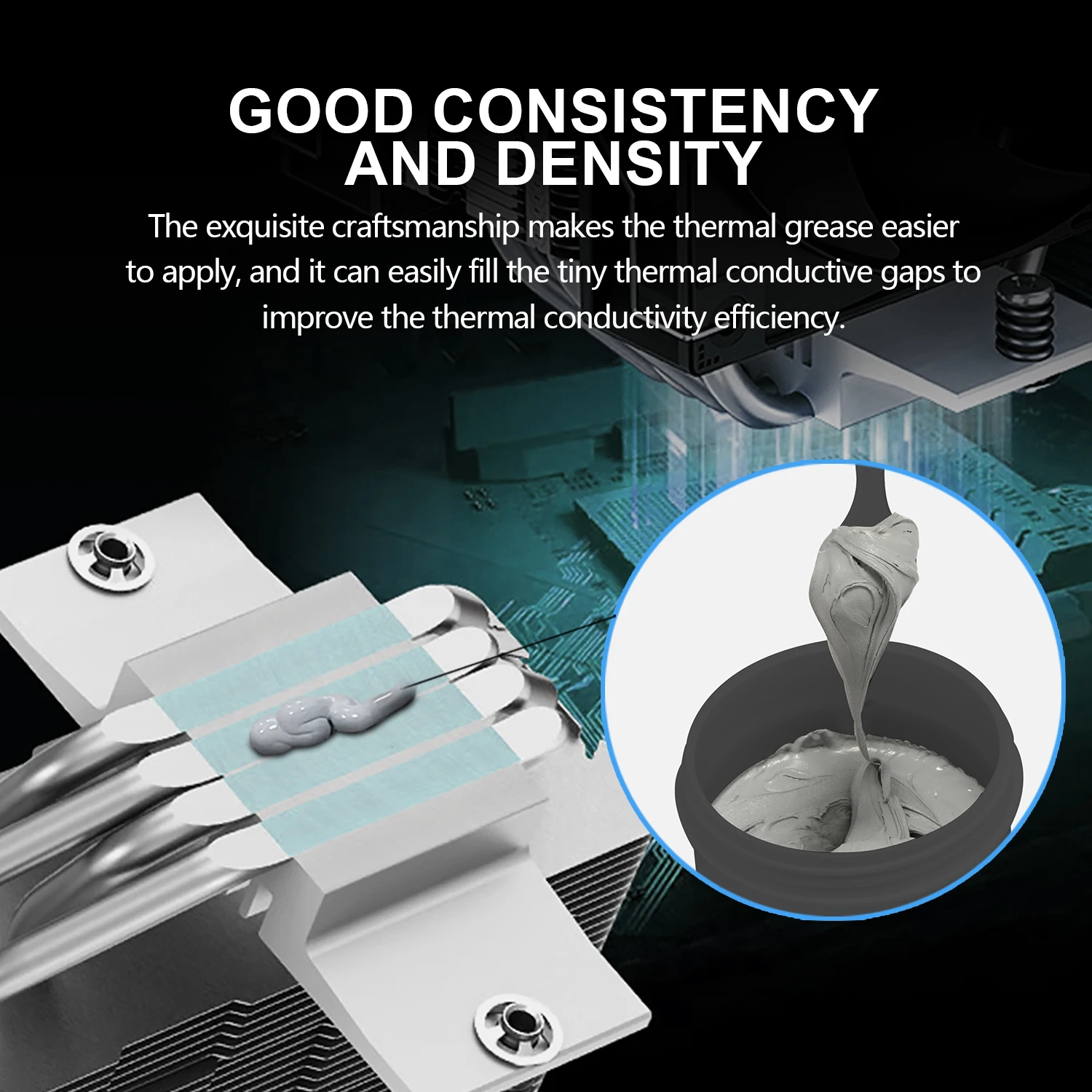 Coxbyte TG-50 18.2W/mk Thermal Compound Paste High Performance Heatsink Paste For GPU CPU Graphics Card Cooling