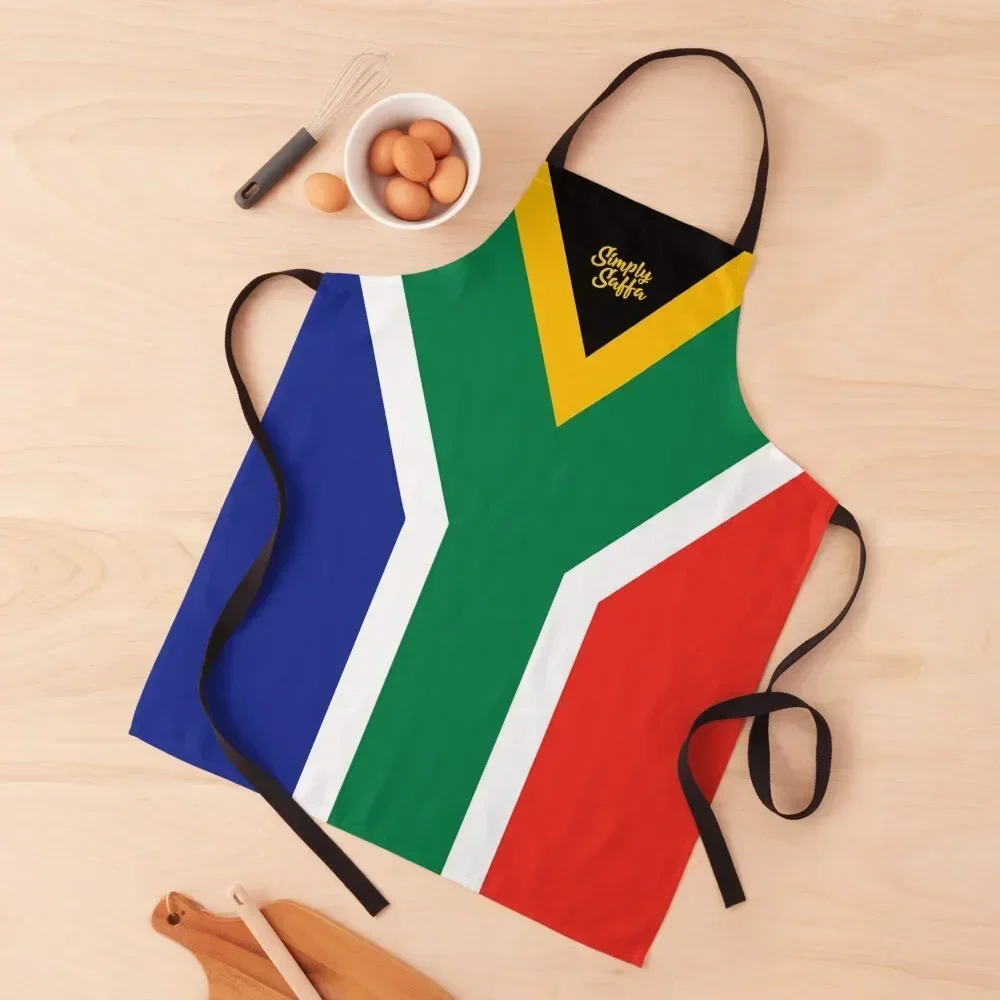 Simply Saffa - South African Flag Apron Beauty Chef jacket men Kids Apron