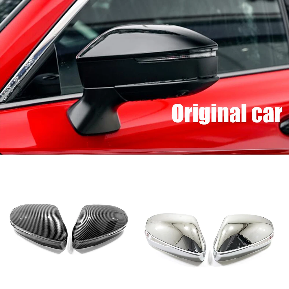 

LHD For Toyota Crown Crossover Sport Cross 2023 2024 ABS Car Body Door Side Rear View Mirror Frame Cover Rearview Trims Sticker