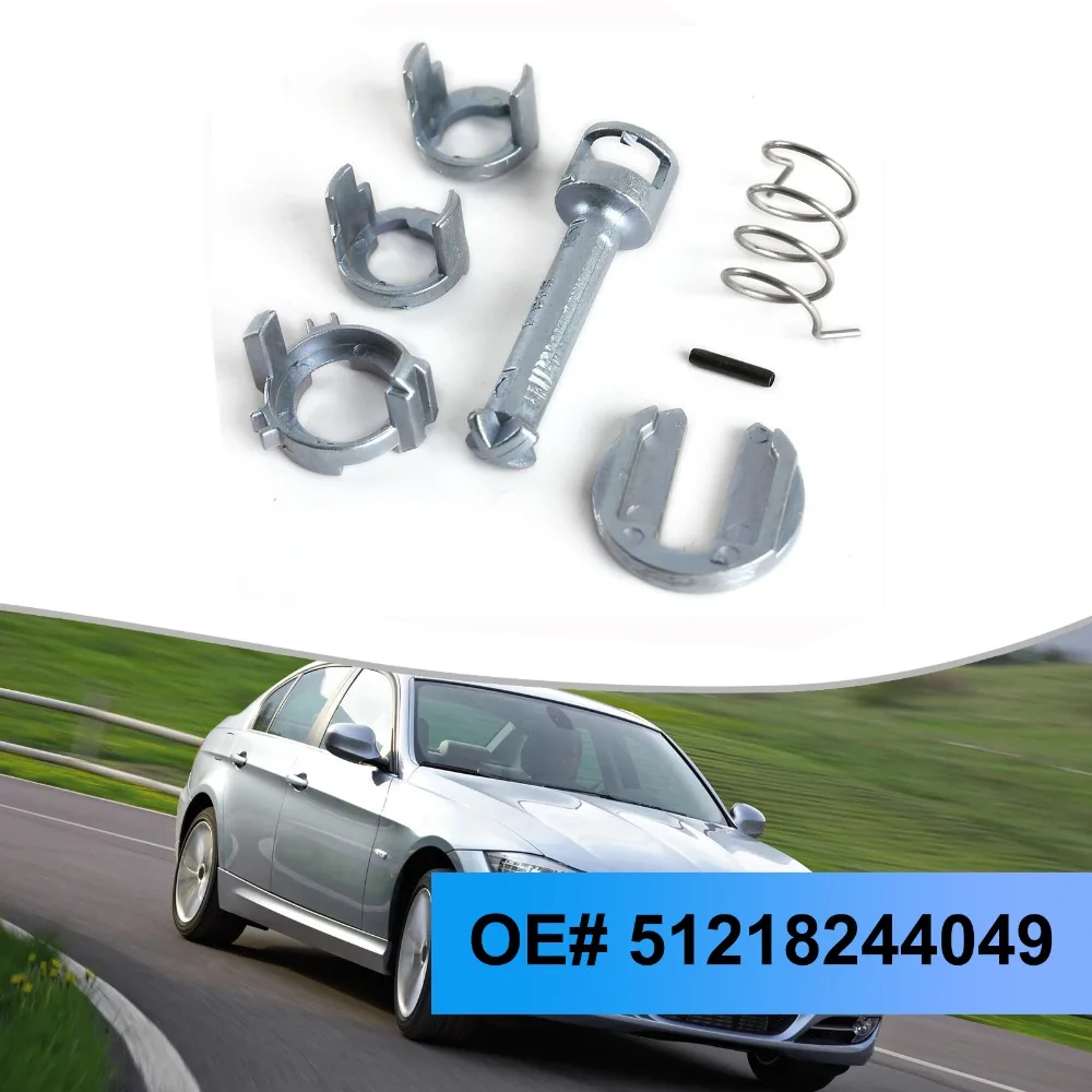 Front Left Right Door Lock Barrel Repair Kit Metal 1998-2005 Car Lock Barrel Repair 51218244049 for BMW E46