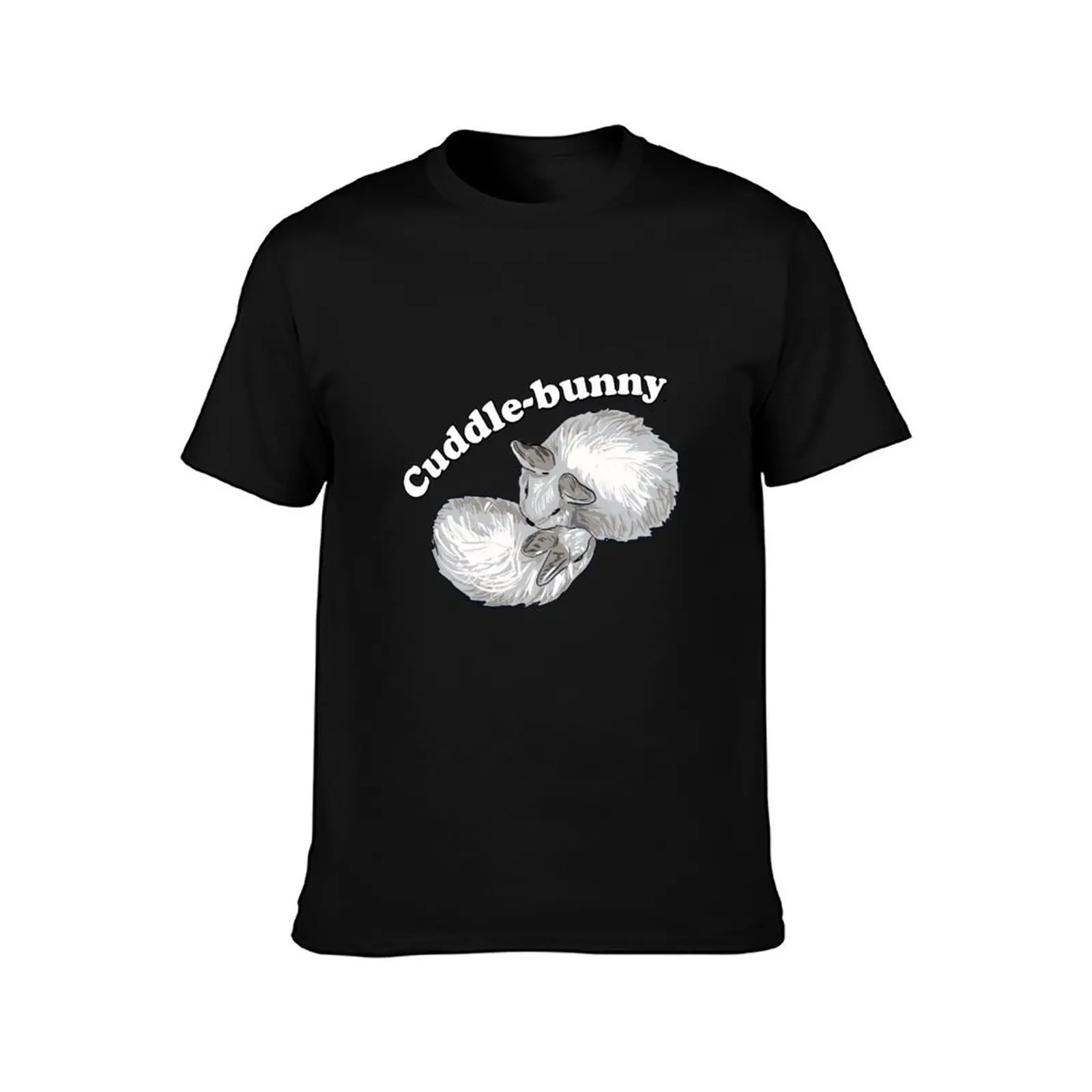 Cuddle-bunny - adorable rabbit shirt T-Shirt Plus Size Summer Short Sleeve T-Shirt