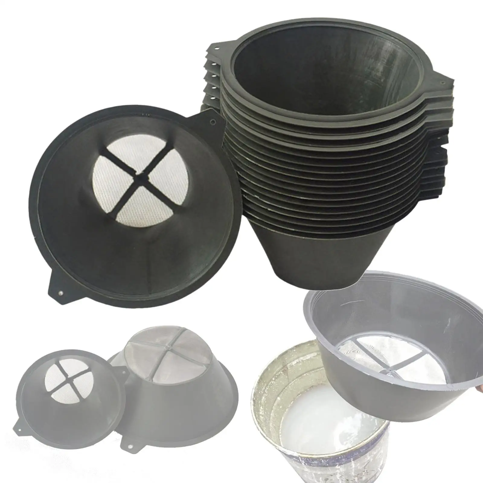 Picture 5: 20 Pieces Paint Filter Strainer Universal for Motorcycles Household Home