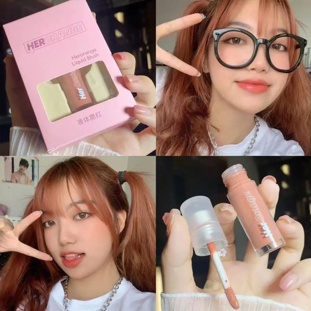 Fard liquido monocromatico su Waterproof Nude Pink Orange Long Beauty Man Makeup Face Repairing Makeup Handsome Lasting bossed H2E2