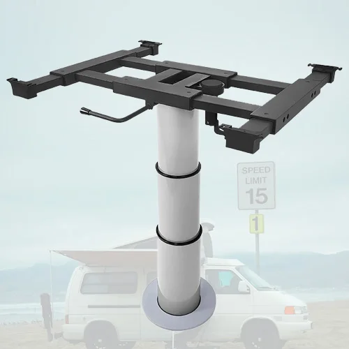 High Quality Sturdy RV 4-Side Sliding Table Leg Adjustable Height For Campers Lightweight & Durable