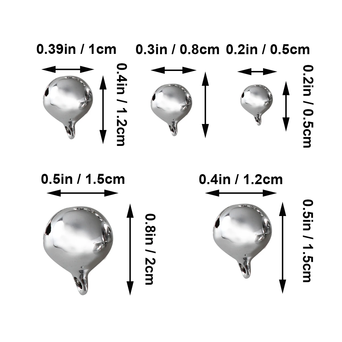 

100pcs Mini Slotted For Pet Collar Dog Puppy Decoration Outdoor Walking Cat Collar Bells For Dogs Pet Bells High Quality