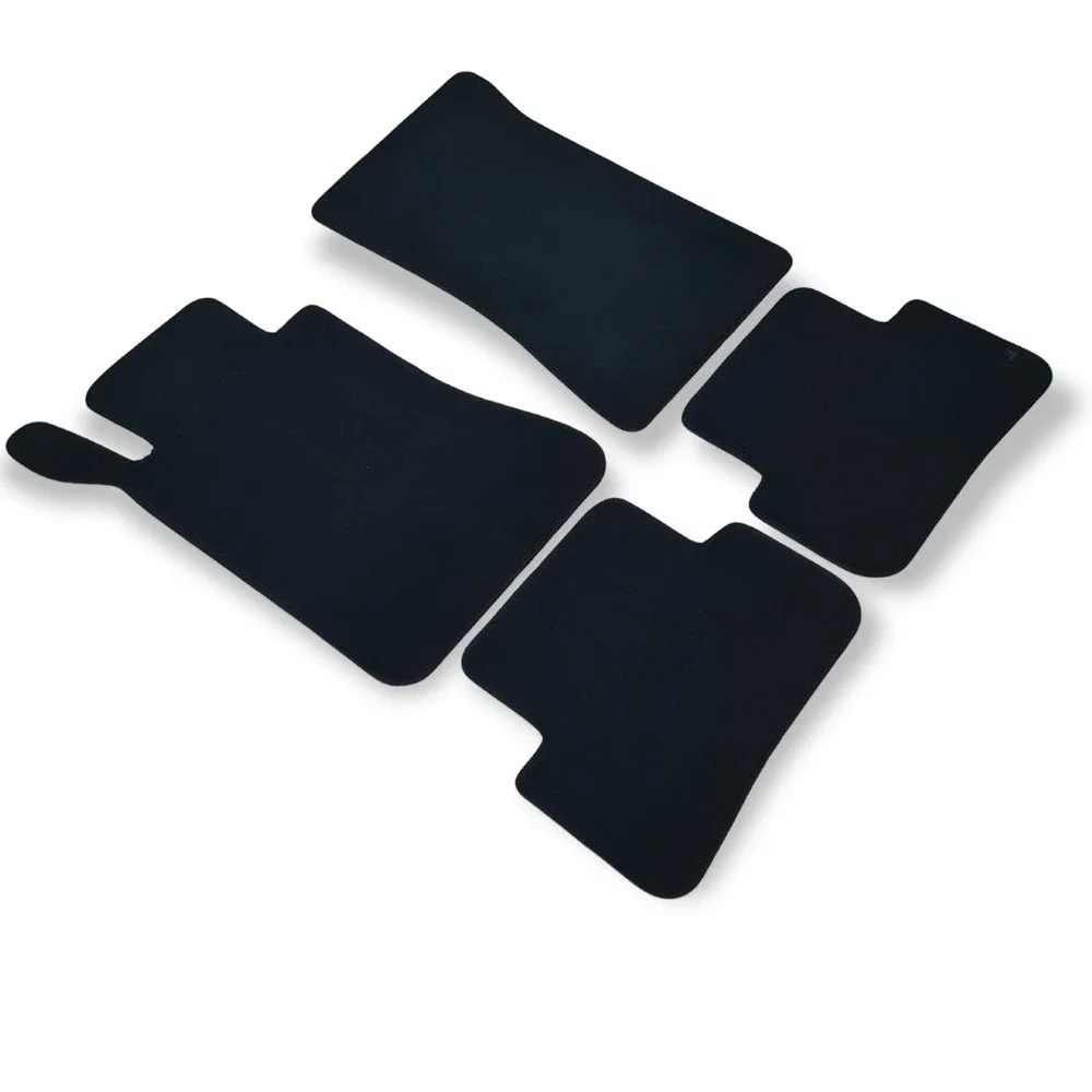 Original Velour Car Floor Mats For Mercedes C Class AMG W203 2001 to  2007  Auto Liners Waterproof Black
