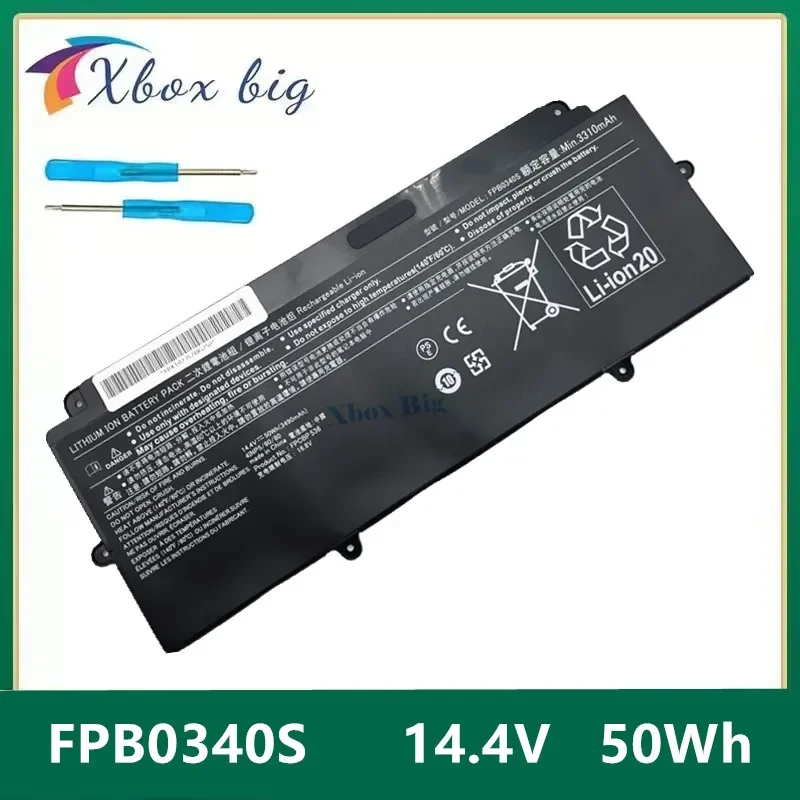 

14.4V 50WH 3310mAh FPB0340S Laptop Battery For Fujitsu FPCBP536 LifeBook U937 U938 U939 U939X CP737634-01