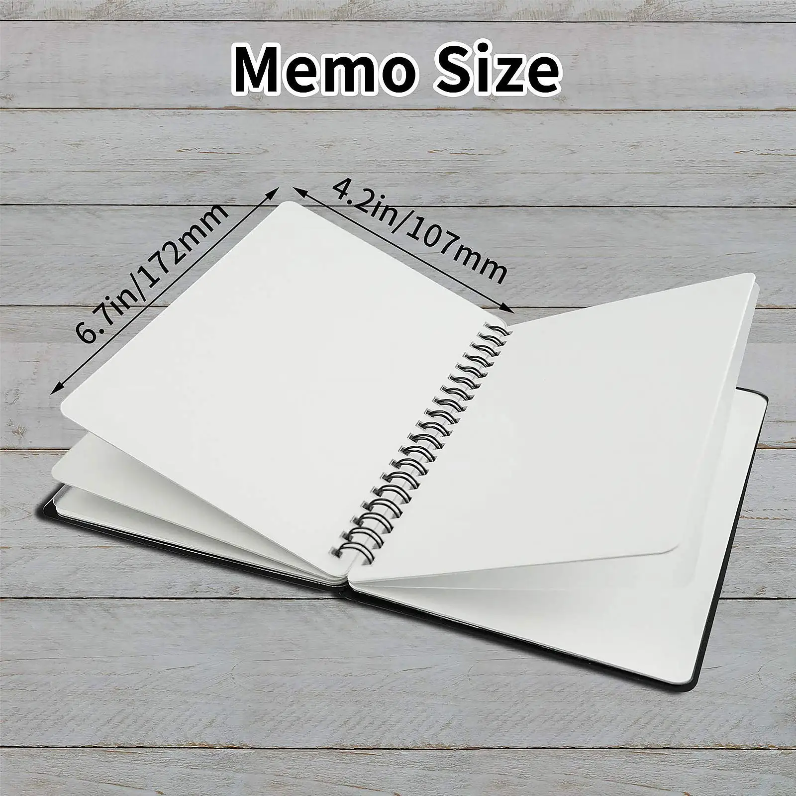 Cuaderno de pizarra blanca A6 reutilizable, cuaderno borrable para reuniones, bolígrafo de borrado en seco, paño para reuniones, negocios, oficina y