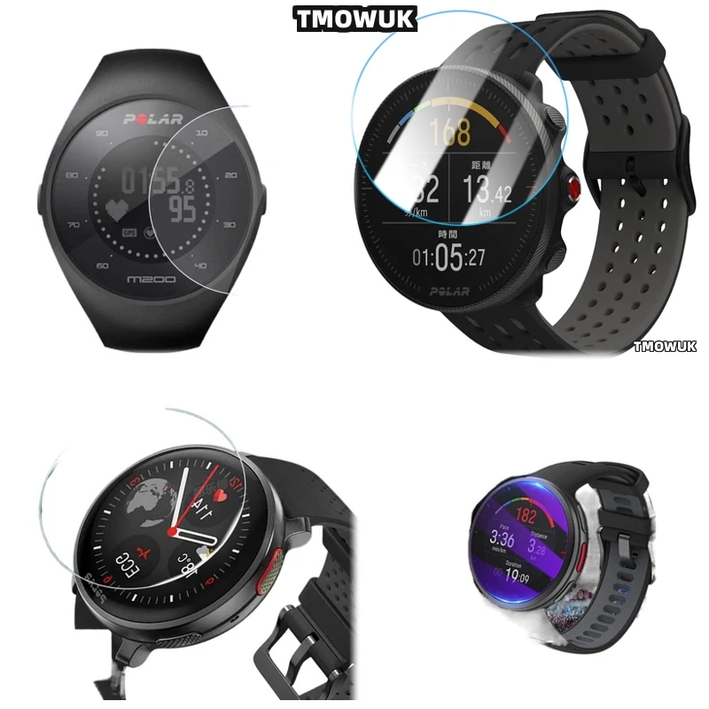 

​​For Polar Vantage V V2 M M2 M3 Ignite 2 Pacer Pro Grit X Pro Unite M200 – Full Coverage Smartwatch Screen Protector​​