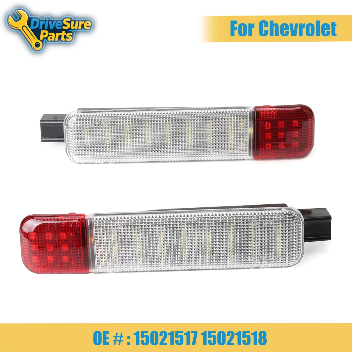 

15021517 15021518 For Chevrolet Silverado GMC Sierra C/K 1500 2500 3500 Cadillac Escalade Hummer Door Panel Courtesy Lamps