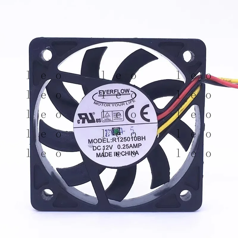 

AA for EVERFLOW R125010BH 12V 0.25A 3-Wire 5CM 5010 Cooling Fan