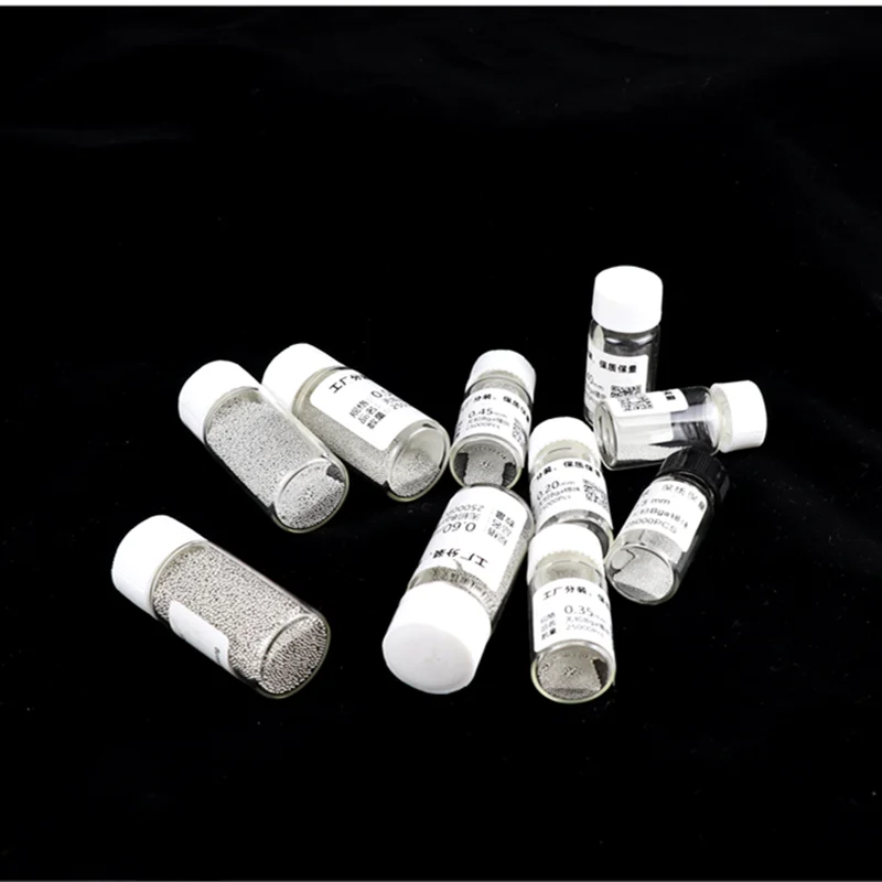 

25k/шарики для реболлинга бутылки 0,2 0,25 0,3 0,35 0,4 0,45 0,5 0,55 0,6 0,65 мм BGA, паяльный шар, не содержат свинца, для ремонта телефона