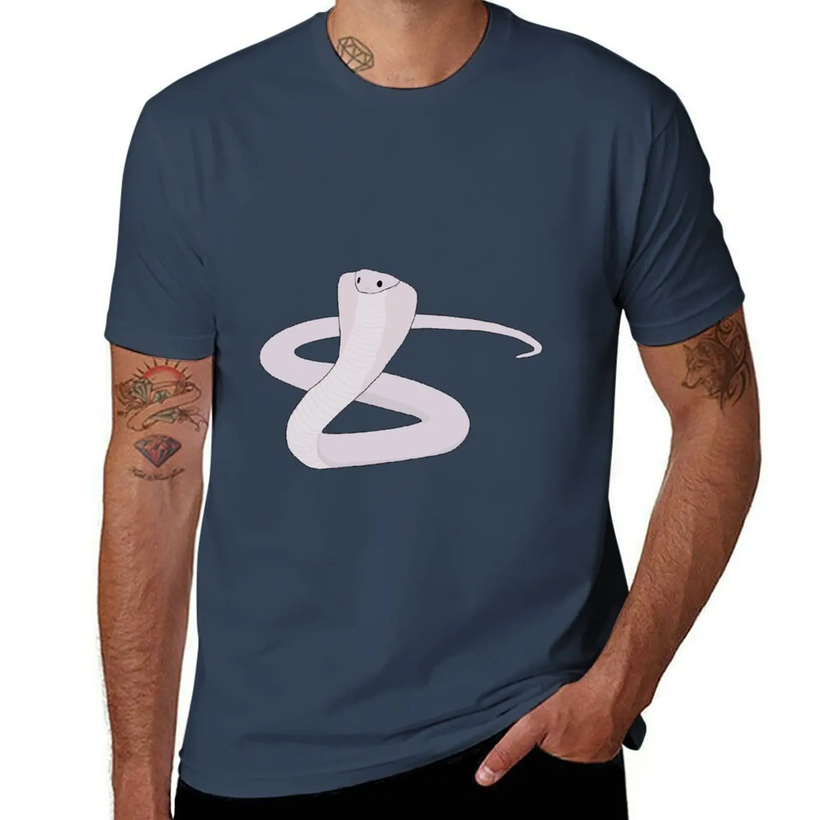 

White King Cobra T-Shirt Dry Fit Athletic Short Sleeve Shirt