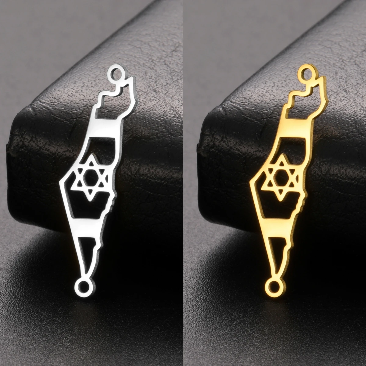 3pcs/lot New Design Star of David Map Hexagon Pendants DIY Jewelry Stainless Steel Making Handmade Necklace Bracelet Earrings